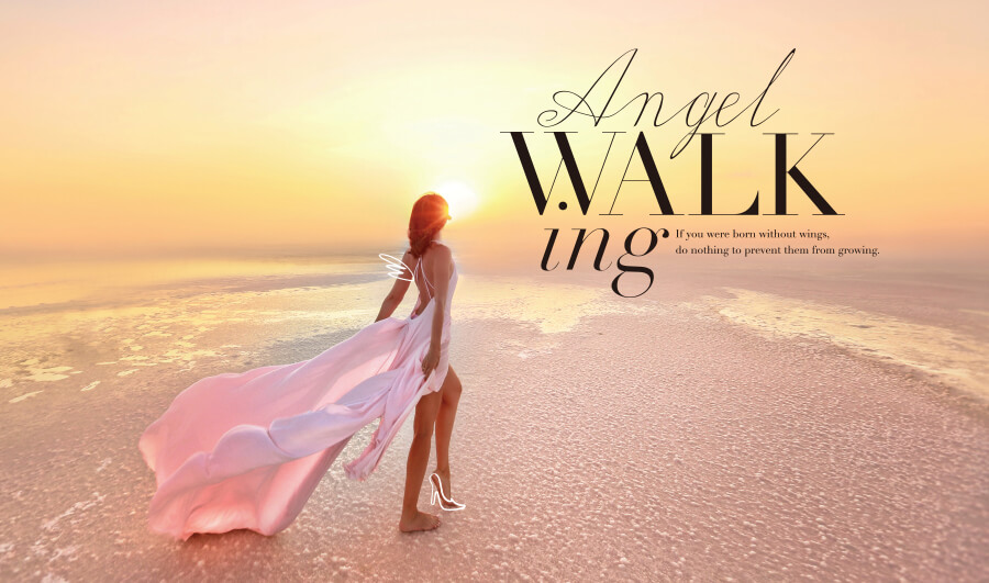 AngelWALKing ~If you were born without wings, do nothing to prevent them from growing.~